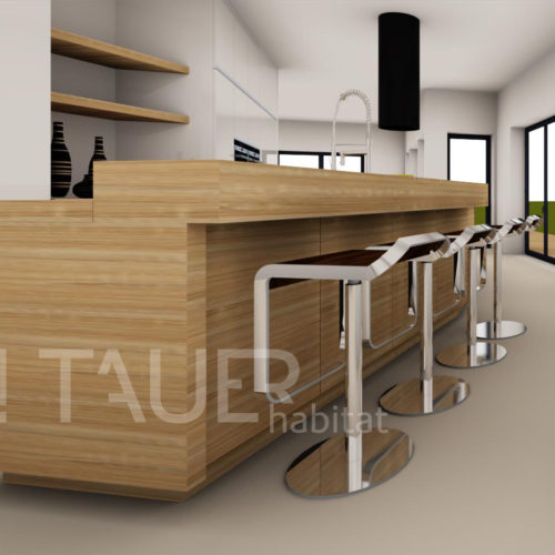 Vizualizace kuchyně od TAUER habitat 19
