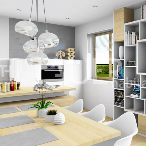 Vizualizace kuchyně od TAUER habitat 7