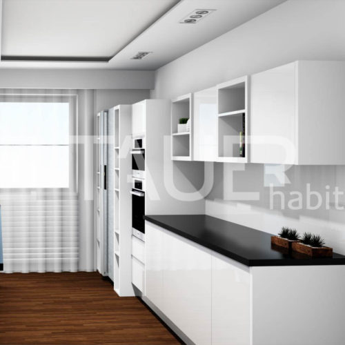 Vizualizace kuchyně od TAUER habitat 56