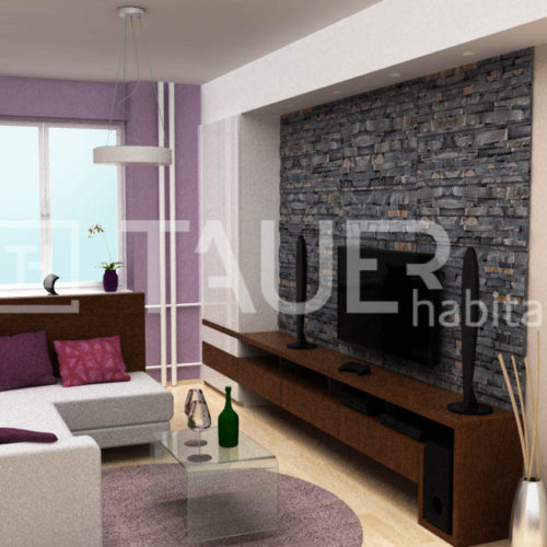 Vizualizace obývacího pokoje od TAUER habitat 16