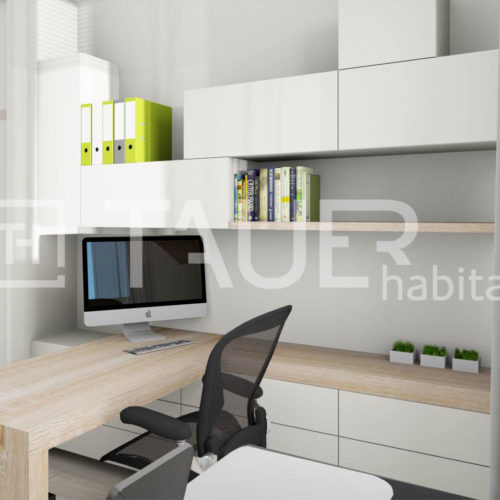 Vizualizace pracovny od TAUER habitat 81