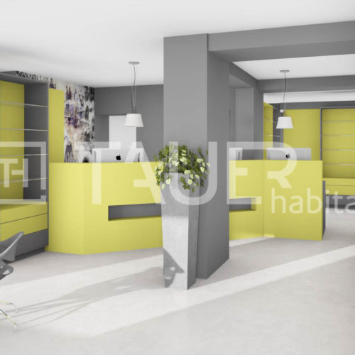 Vizualizace recepce od TAUER habitat 22